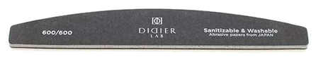 DIDIER LAB Halfmoon Black 600/600 nail file, 1 pcs.