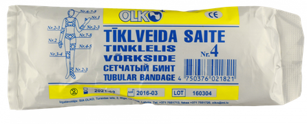 OLKO  non-sterile Nr. 4 tubular bandage, 1 pcs.
