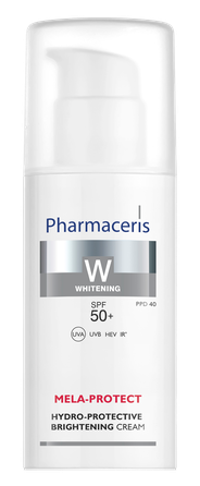 PHARMACERIS W Mela-Protect Spf 50+ Hydro-Protective Brightening face cream, 50 ml