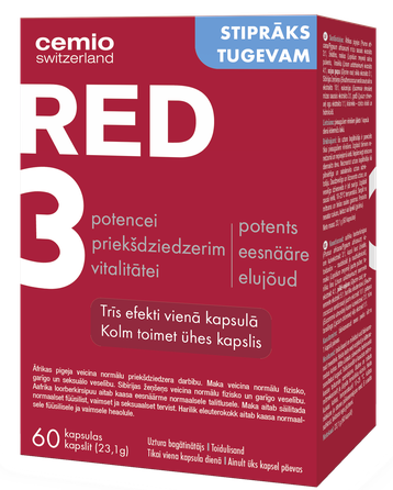 CEMIO Red 3 Stronger capsules, 60 pcs.