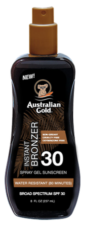 AUSTRALIAN GOLD With Bronzer SPF 30 Gel sprejs, 237 ml