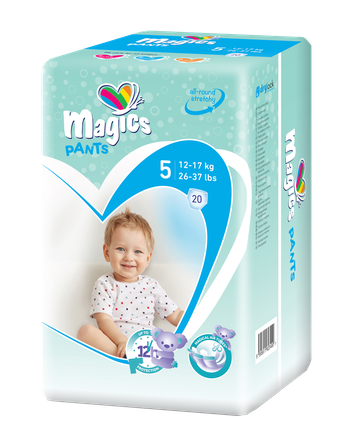 MAGICS Pants Junior 5 (11-17 kg) nappy pants, 20 pcs.