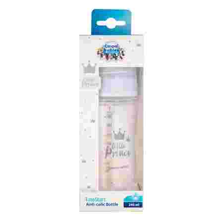CANPOL BABIES Anti-colic PP Easy Start Royal Baby Blue pudelīte, 240 ml