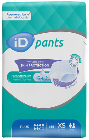 ID Pants Plus XS biksītes, 14 gab.
