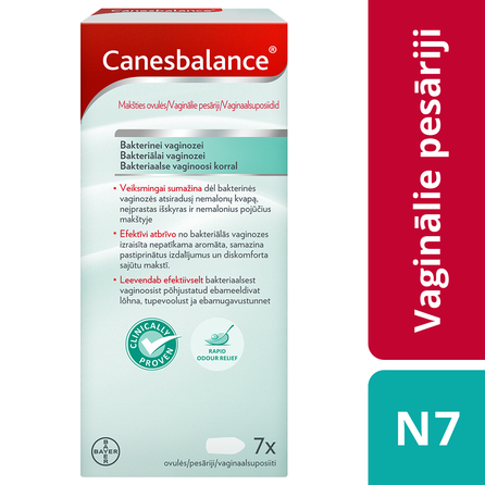 CANESBALANCE suppositories, 7 pcs.