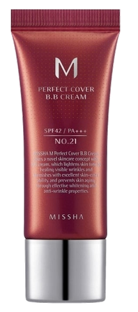MISSHA Perfect Cover BB SPF42 No.21 Light Beige sejas krēms, 20 ml