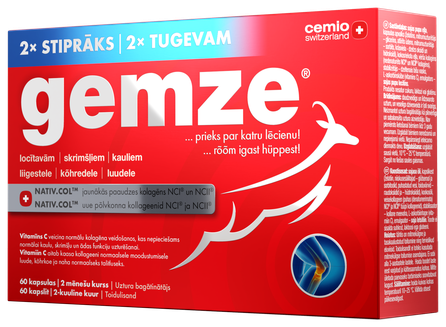 CEMIO GEMZE 2x Stiprāks kapsulas, 60 gab.