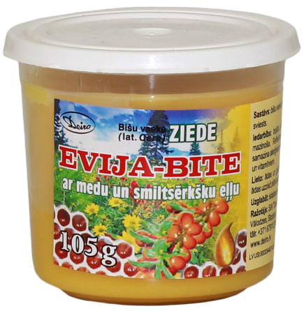 EVIJA - BITE  ar medu un smiltsērkšķu eļļu ziede, 30 g