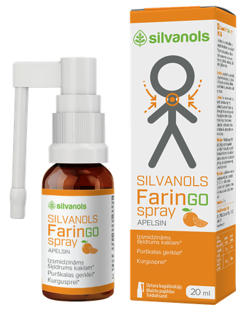 FARINGOSPRAY Orange spray, 20 ml