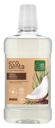 ECODENTA Fresh Breath Coconut mutes skalojamais līdzeklis, 500 ml