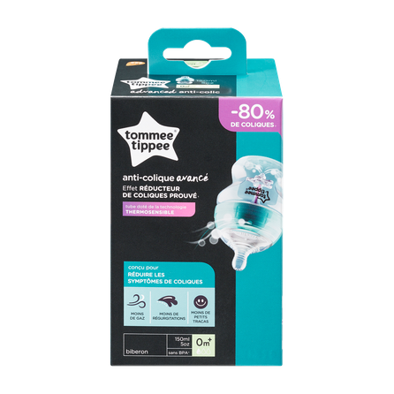 TOMMEE TIPPEE Anti-Colic 0+ бутылочка, 1 шт.