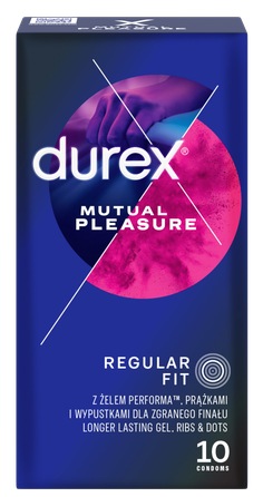 DUREX Mutual Pleasure презервативы, 10 шт.