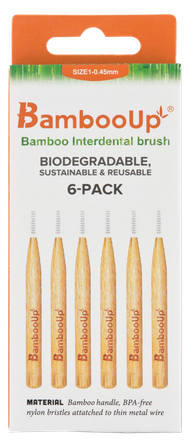 BAMBOO UP 0.40 mm interdental brush, 6 pcs.