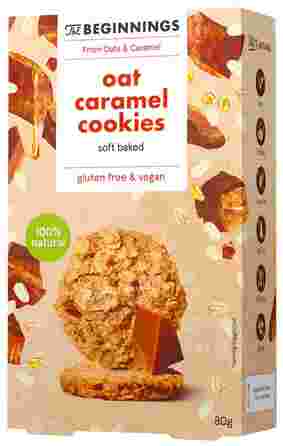 THE BEGINNINGS  Caramel Oat cookies, 80 g