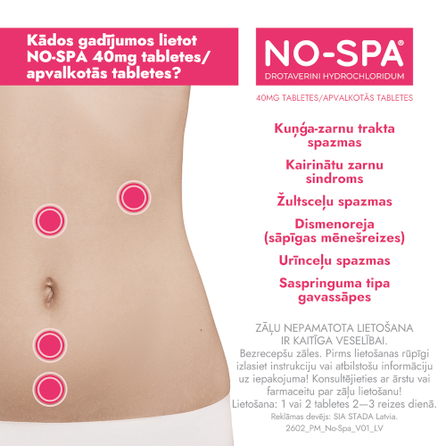 NO-SPA 40 мг таблетки, 24 шт.