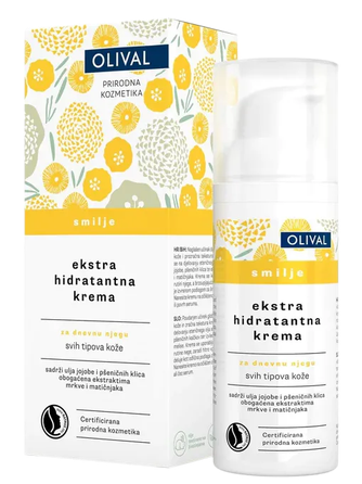 OLIVAL Immortelle Extra Moisturizing sejas krēms, 50 ml
