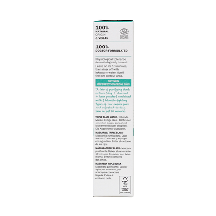 NOVEXPERT  Triple Black sejas maska, 70 g