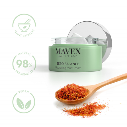 MAVEX Sebo Balance Hydrating Mat face cream, 50 ml