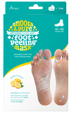 ARIUL Smooth & Pure Foot Peeling маска для ног, 1 пары