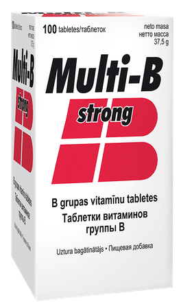 VITABALANS Multi-B Strong tabletes, 100 gab.