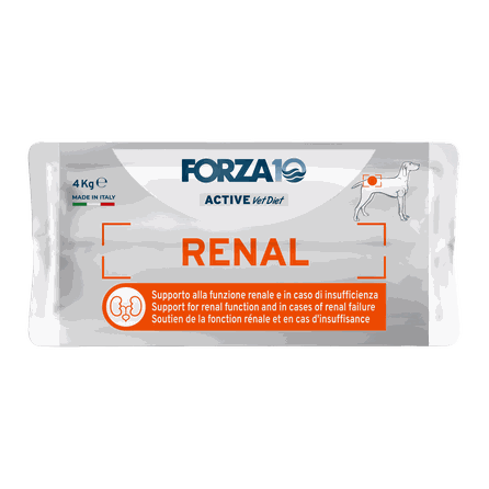 FORZA10 Active Vetdiet Renal, Suņiem sausā barība, 4 kg