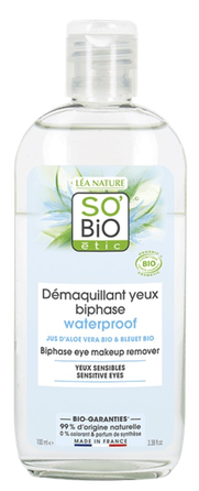 SO BIO ETIC Biphase Eye eye make-up remover, 100 ml