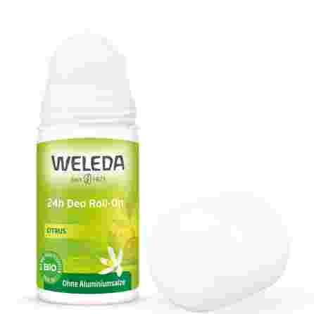 WELEDA Citrus 24h Roll-On dezodorants rullītis, 50 ml