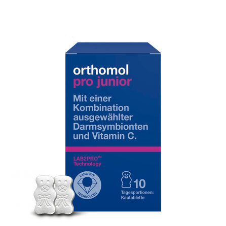 ORTHOMOL Pro Junior košļājamās tabletes, 10 gab.