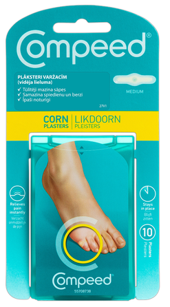 COMPEED  Vidēja Lieluma plāksteri varžacīm, 10 gab.