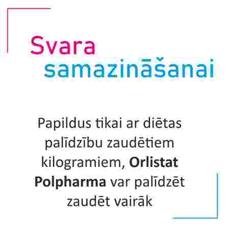 ORLISTAT POLPHARMA 60 mg cietās kapsulas, 42 gab.