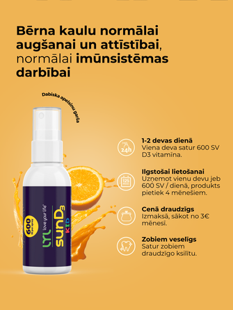 LYL sunD3 KID 600 SV sprejs, 25 ml