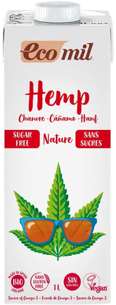 ECOMIL Hemp Nature drink, 1000 ml