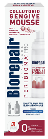 BIOREPAIR Peribioma Mousse mutes skalojamais līdzeklis, 200 ml