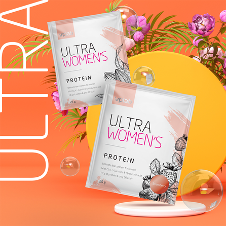 VPLAB Ultra Womens Protein Strawberry порошок, 25 г