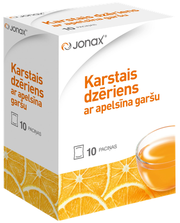 JONAX Orange Flavored hot drink, 10 pcs.