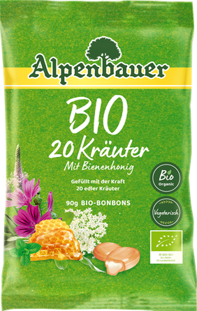 ALPENBAUER BIO 20 Krauter konfektes, 90 g