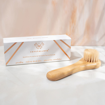 CRYSTALLOVE Bamboo щеточка для лица, 1 шт.