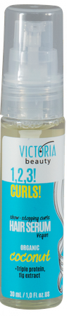 VICTORIA BEAUTY 1,2,3! Curls! for Curly Hair сыворотка для волос, 30 мл