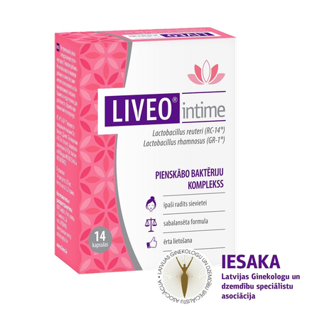 LIVEO  Intime kapsulas, 14 gab.