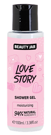 BEAUTY JAR Love Story, Moisturizing shower gel, 100 ml