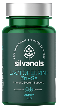 SILVANOLS Premium Lactoferrin+Zn+Se capsules, 60 pcs.