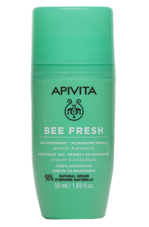 APIVITA Bee Fresh 24h Microbiome Respect dezodorants, 50 ml