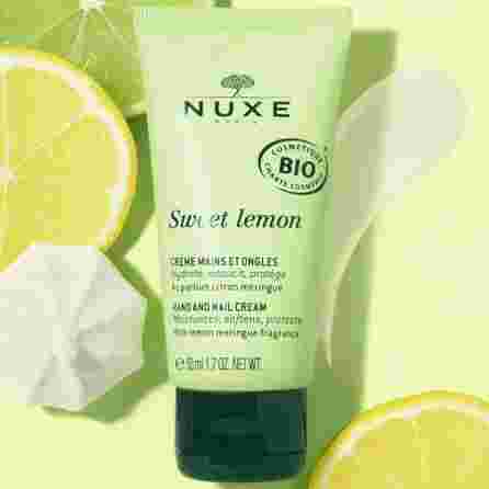 NUXE Sweet Lemon krēms rokām un nagiem, 50 ml