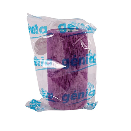 GENIA Bitter Strap Band, Violeta, 10 cmx4,5 m эластичный самоклеющийся бинт, 1