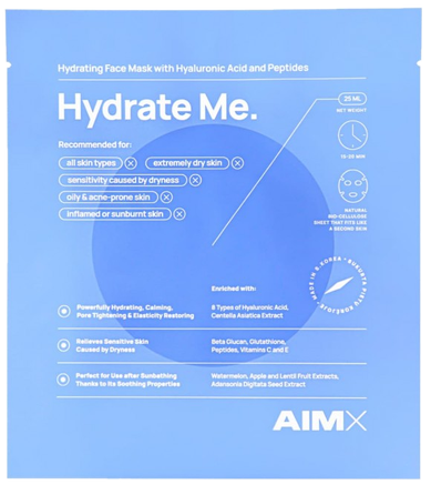 AIMX Hydrate Me sejas maska, 1 gab.