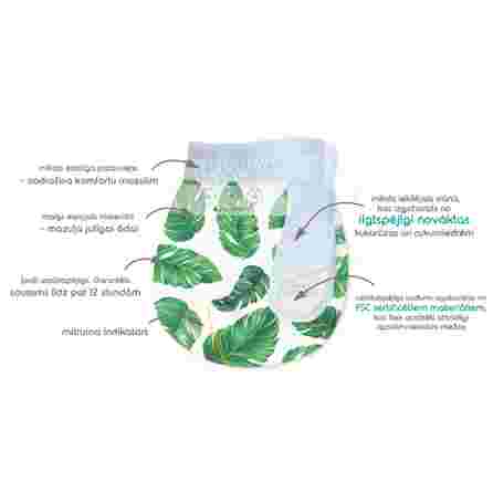 PUREBORN Pull Ups Double Pack Size 5-XL biksītes, 40 gab.