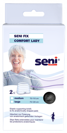 SENI Fix Comfort Lady Large Black nappy pants, 2 pcs.