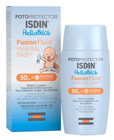 ISDIN Fotoprotector Pediatrics SPF 50 Mineral Baby saules aizsarglīdzeklis, 50 ml