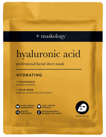 MASKOLOGY With Hyaluronic Acid facial mask, 22 ml