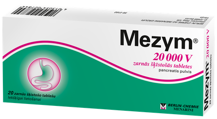 MEZYM 20000 V pills, 20 pcs.
